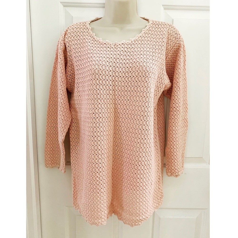 LIZSPORT Knit Sweater - Blush Pink